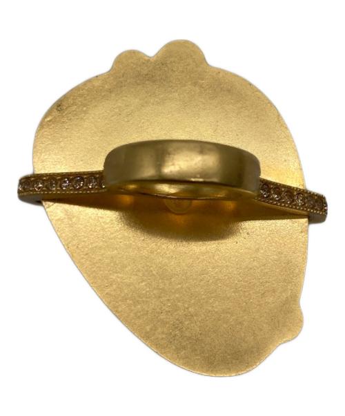 Dior（ディオール）DIOR (ディオール) ターコイズリング ゴールド サイズ:7号の古着・服飾アイテム