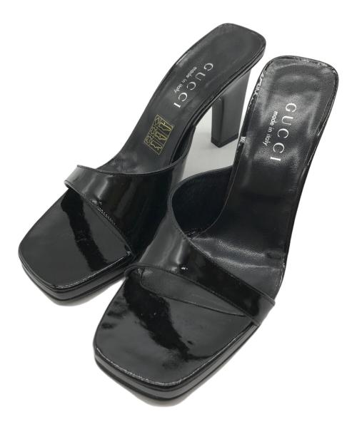 GUCCI（グッチ）GUCCI (グッチ) サンダル ブラック サイズ:36　1/2の古着・服飾アイテム