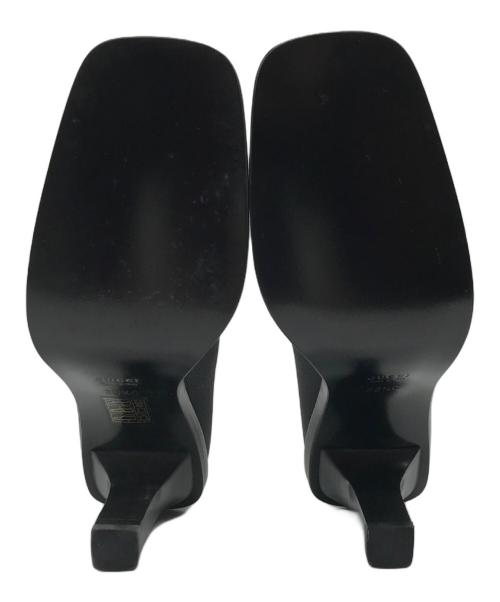 GUCCI（グッチ）GUCCI (グッチ) スクエアトゥーハイヒールパンプス ブラック サイズ:36.5の古着・服飾アイテム