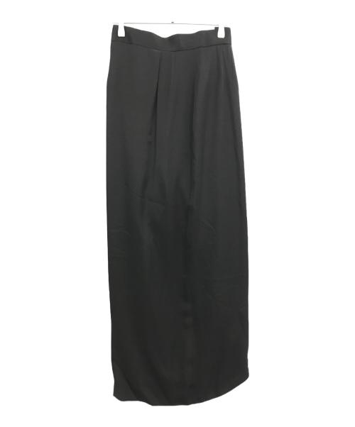 Christian Dior（クリスチャン ディオール）Christian Dior (クリスチャン ディオール) ドレープロングスカート ブラック サイズ:9の古着・服飾アイテム