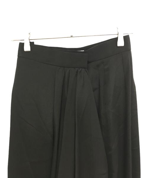 Christian Dior（クリスチャン ディオール）Christian Dior (クリスチャン ディオール) ドレープロングスカート ブラック サイズ:9の古着・服飾アイテム