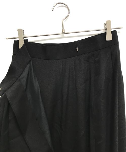 Christian Dior（クリスチャン ディオール）Christian Dior (クリスチャン ディオール) ドレープロングスカート ブラック サイズ:9の古着・服飾アイテム