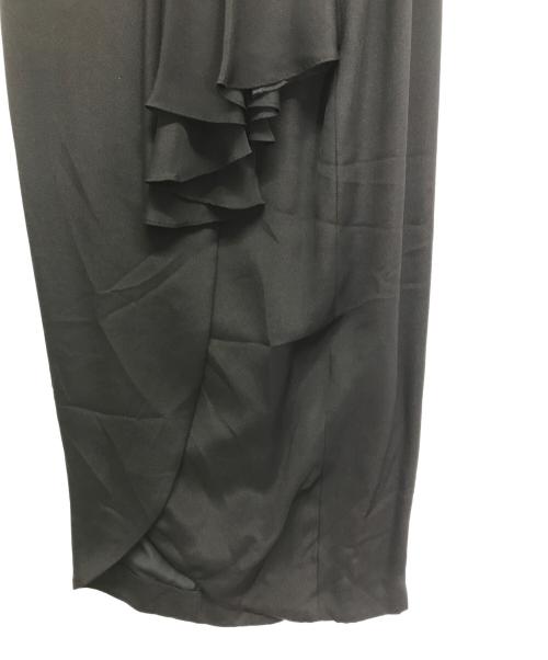 Christian Dior（クリスチャン ディオール）Christian Dior (クリスチャン ディオール) ドレープロングスカート ブラック サイズ:9の古着・服飾アイテム