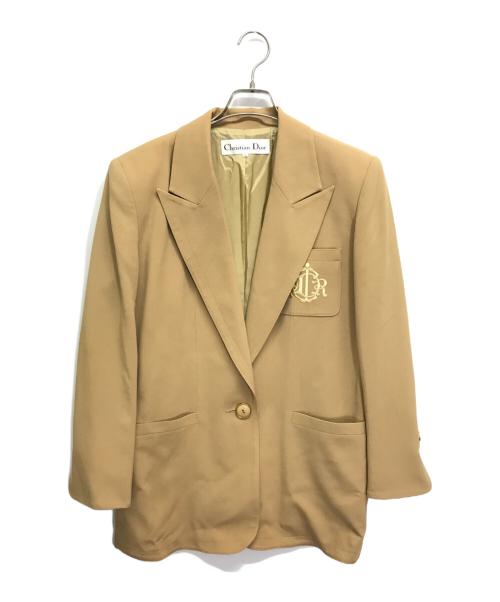 Christian Dior（クリスチャン ディオール）Christian Dior (クリスチャン ディオール) テーラードジャケット ベージュ サイズ:Lの古着・服飾アイテム