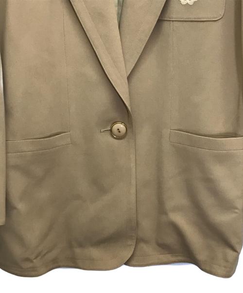 Christian Dior（クリスチャン ディオール）Christian Dior (クリスチャン ディオール) テーラードジャケット ベージュ サイズ:Lの古着・服飾アイテム
