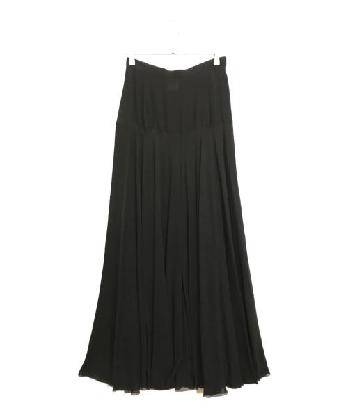 Christian Dior（クリスチャン ディオール）Christian Dior (クリスチャン ディオール) シルクドレープパンツ ブラック サイズ:9の古着・服飾アイテム