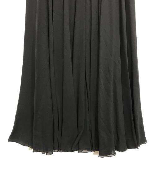 Christian Dior（クリスチャン ディオール）Christian Dior (クリスチャン ディオール) シルクドレープパンツ ブラック サイズ:9の古着・服飾アイテム