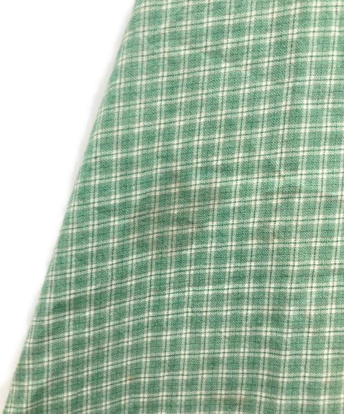 Ron Herman（ロンハーマン）Ron Herman (ロンハーマン) チェック ロングスカート グリーン サイズ:Sの古着・服飾アイテム