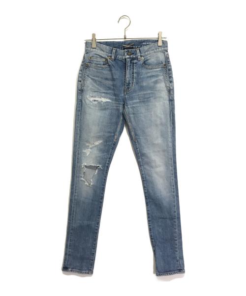 Saint Laurent Paris（サンローランパリ）Saint Laurent Paris (サンローランパリ) デニムパンツ インディゴ サイズ:26の古着・服飾アイテム