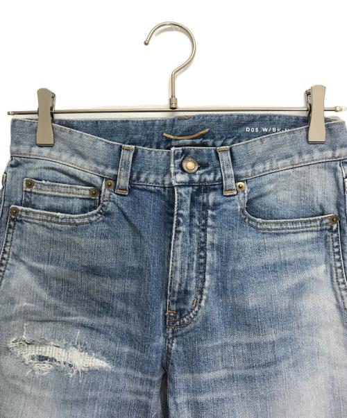 Saint Laurent Paris（サンローランパリ）Saint Laurent Paris (サンローランパリ) デニムパンツ インディゴ サイズ:26の古着・服飾アイテム