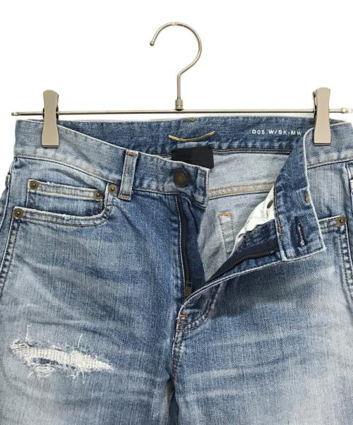 Saint Laurent Paris（サンローランパリ）Saint Laurent Paris (サンローランパリ) デニムパンツ インディゴ サイズ:26の古着・服飾アイテム