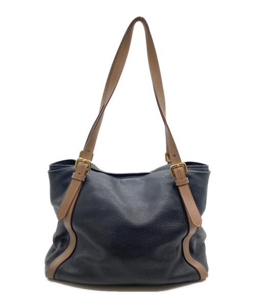 PRADA（プラダ）PRADA (プラダ) トートバッグ ネイビーの古着・服飾アイテム