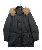 J.PRESSジェイプレス）の古着「ラクーンファー付きダウンコート」｜ブラック