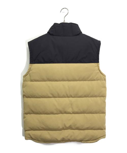 Patagonia（パタゴニア）Patagonia (パタゴニア) 2トーン グースダウンベスト ベージュ サイズ:Mの古着・服飾アイテム