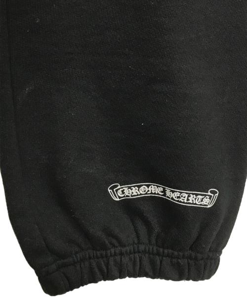 CHROME HEARTS（クロムハーツ）CHROME HEARTS (クロムハーツ) グラデーションクロス サークルロゴスウェットパンツ ブラック サイズ:Sの古着・服飾アイテム