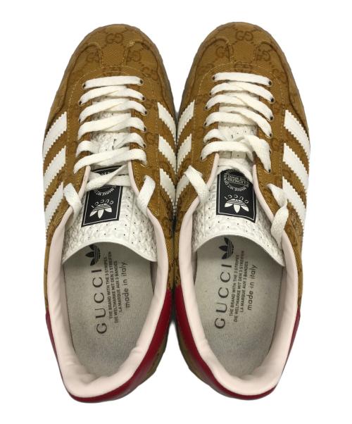 GUCCI（グッチ）GUCCI (グッチ) adidas (アディダス) スニーカー ベージュ サイズ:27の古着・服飾アイテム