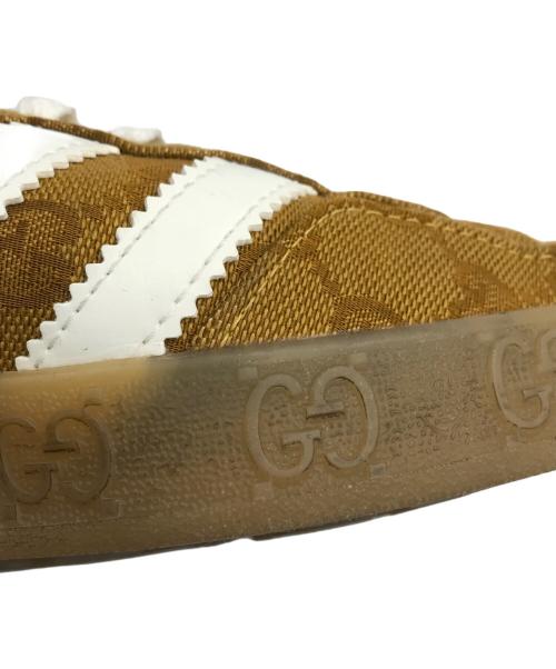 GUCCI（グッチ）GUCCI (グッチ) adidas (アディダス) スニーカー ベージュ サイズ:27の古着・服飾アイテム