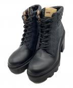 GUCCIグッチ）の古着「GGスプリームアンクルブーツ」｜ブラック