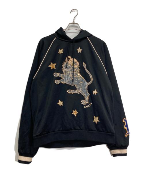 GUCCI（グッチ）GUCCI (グッチ) パーカー ブラック サイズ:Xlの古着・服飾アイテム