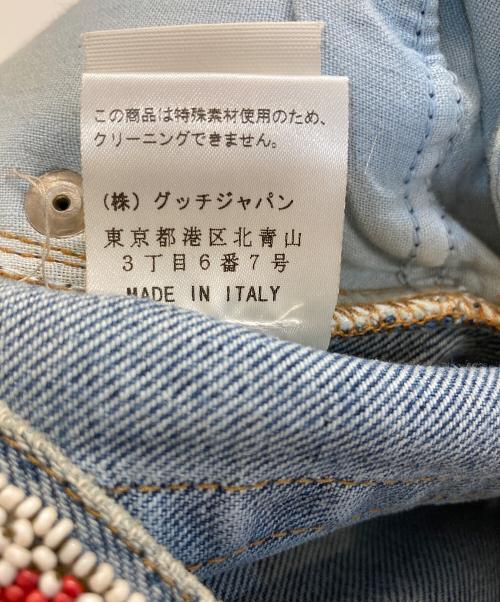 GUCCI（グッチ）GUCCI (グッチ) デニムパンツ インディゴ サイズ:40の古着・服飾アイテム