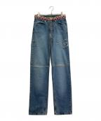 GUCCIグッチ）の古着「デニムパンツ」｜インディゴ