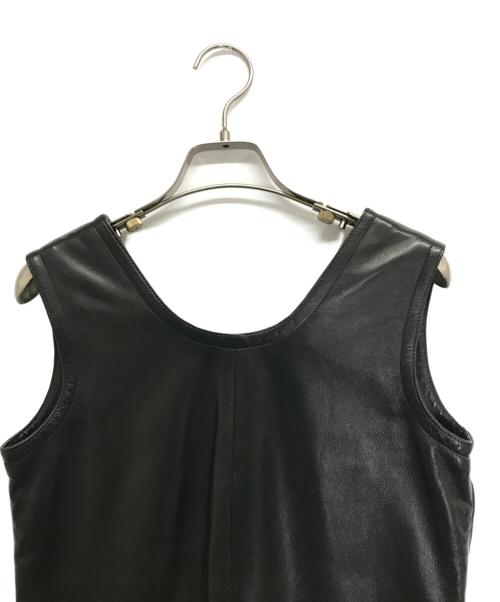 Yves Saint Laurent（イヴサンローラン）Yves Saint Laurent (イヴサンローラン) ノースリーブブラウス ブラック サイズ:36の古着・服飾アイテム