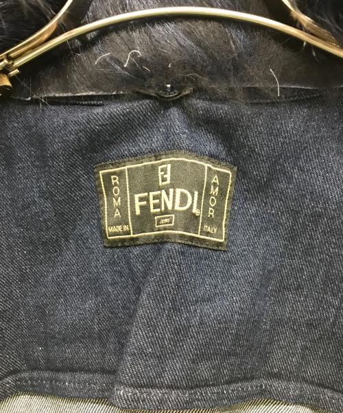 FENDI（フェンディ）FENDI (フェンディ) デニムジャケット インディゴ サイズ:44の古着・服飾アイテム