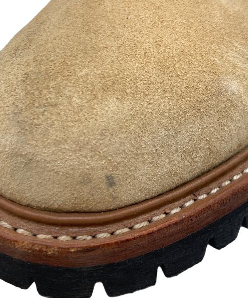 RED WING（レッドウィング）RED WING (レッドウィング) スチールトゥスエードレースアップロガーブーツ ベージュ サイズ:26の古着・服飾アイテム