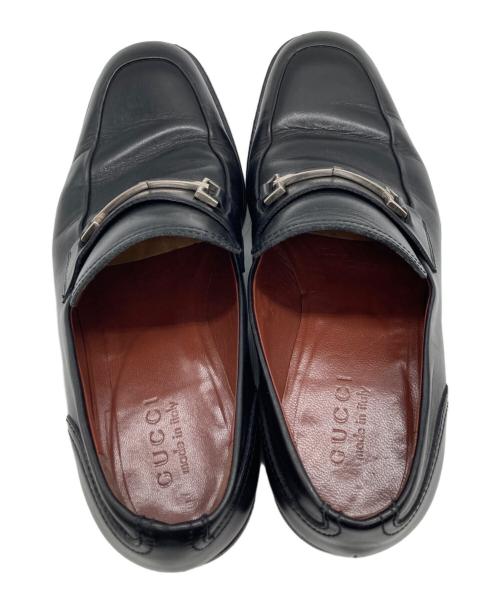 GUCCI（グッチ）GUCCI (グッチ) ローファー ブラック サイズ:40の古着・服飾アイテム