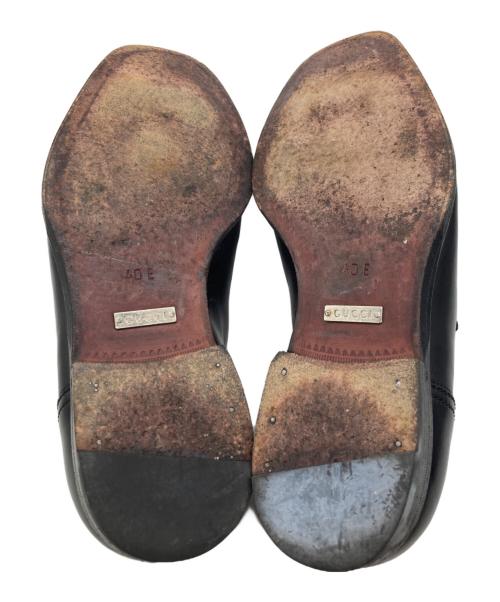 GUCCI（グッチ）GUCCI (グッチ) ローファー ブラック サイズ:40の古着・服飾アイテム