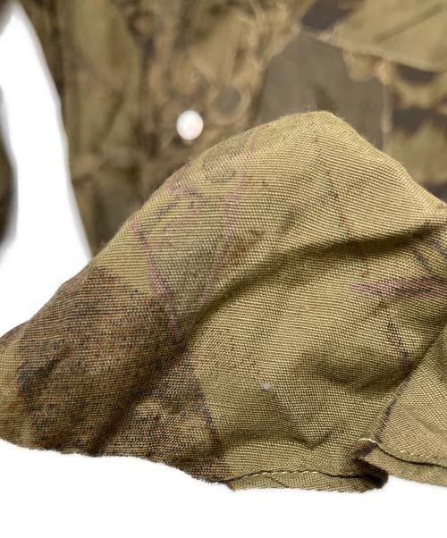 PAUL SMITH（ポールスミス）Paul Smith (ポールスミス) 総柄シャツ オリーブ サイズ:Ｍの古着・服飾アイテム