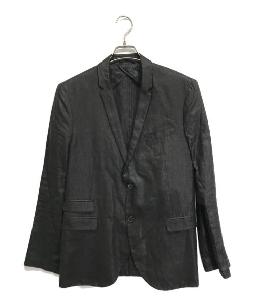 NEIL BARRETT（ニールバレット）NEIL BARRETT (ニールバレット) リネンジャケット ブラック サイズ:４８の古着・服飾アイテム
