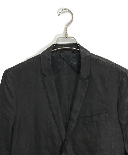 NEIL BARRETT（ニールバレット）NEIL BARRETT (ニールバレット) リネンジャケット ブラック サイズ:４８の古着・服飾アイテム
