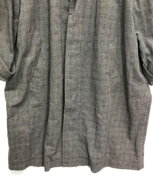 COMME des GARCONS HOMME（コムデギャルソン オム）COMME des GARCONS HOMME (コムデギャルソン オム) アーカイブチェックコート グレー サイズ:Mの古着・服飾アイテム