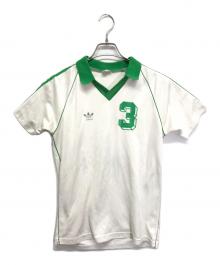 adidas Originals（アディダスオリジナル）の古着「ゲームシャツ」｜ホワイト×グリーン