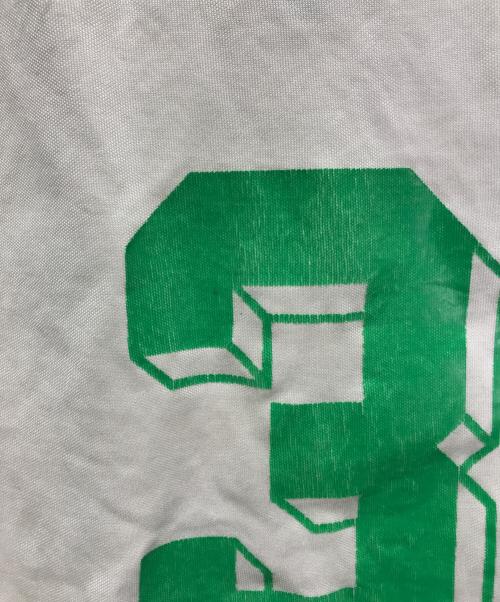 adidas Originals（アディダスオリジナル）adidas originals (アディダスオリジナル) ゲームシャツ ホワイト×グリーン サイズ:Mの古着・服飾アイテム