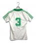 adidas originals (アディダスオリジナル) ゲームシャツ ホワイト×グリーン サイズ:M：6000円