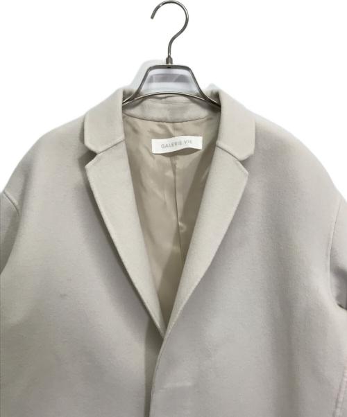 GALERIE VIE（ギャルリーヴィー）GALERIE VIE (ギャルリーヴィー) ライトメルトンチェスターコート アイボリー サイズ:34の古着・服飾アイテム