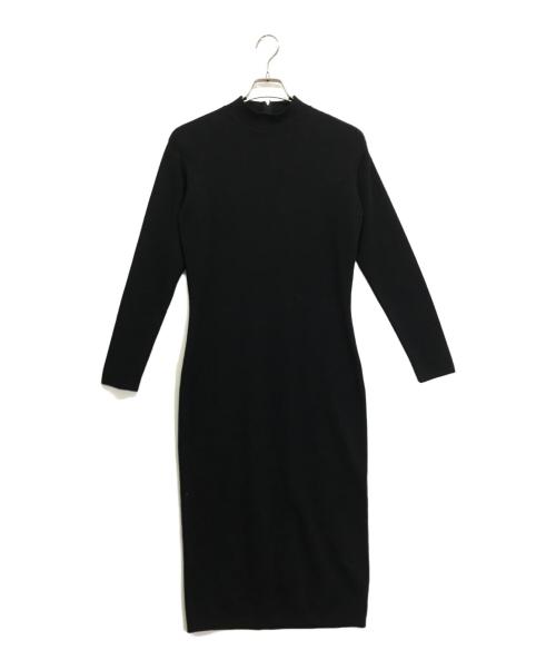 Christian Dior（クリスチャン ディオール）Christian Dior (クリスチャン ディオール) ニットワンピース ブラック サイズ:Lの古着・服飾アイテム