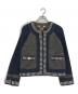 TORY BURCH（トリーバーチ）の古着「ノーカラージャケット」｜ネイビー