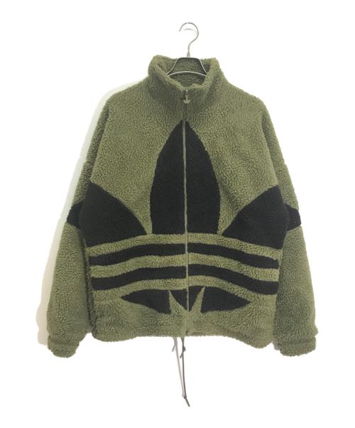 adidas Originals（アディダスオリジナル）adidas originals (アディダスオリジナル) シェルパジャケット カーキの古着・服飾アイテム