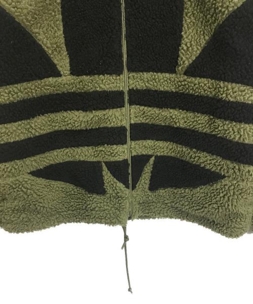 adidas Originals（アディダスオリジナル）adidas originals (アディダスオリジナル) シェルパジャケット カーキの古着・服飾アイテム