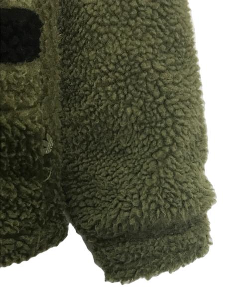 adidas Originals（アディダスオリジナル）adidas originals (アディダスオリジナル) シェルパジャケット カーキの古着・服飾アイテム