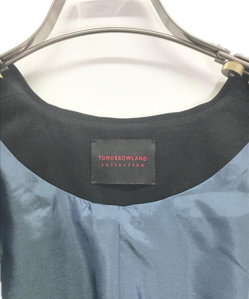 TOMORROW LAND collection（トゥモローランドコレクション）TOMORROW LAND collection (トゥモローランドコレクション) モノトーンロービング ファーペプラムジレベスト ホワイト サイズ:Sの古着・服飾アイテム