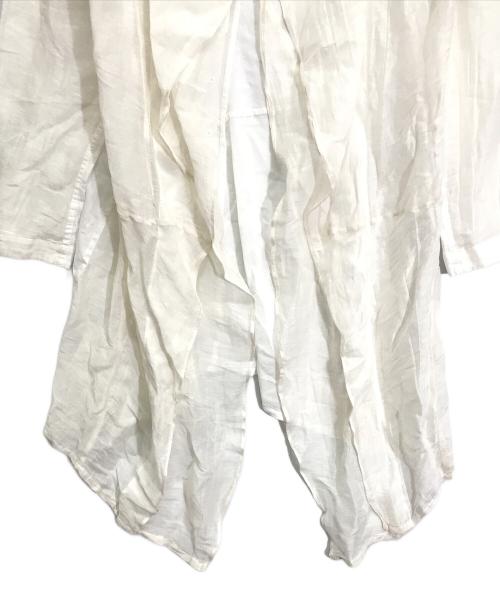 MOYURU（モユル）MOYURU (モユル) ワンピース ホワイト サイズ:MLの古着・服飾アイテム