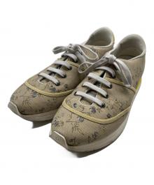 BOTTEGA VENETA（ボッテガベネタ）の古着「キャンバススニーカー」｜ベージュ