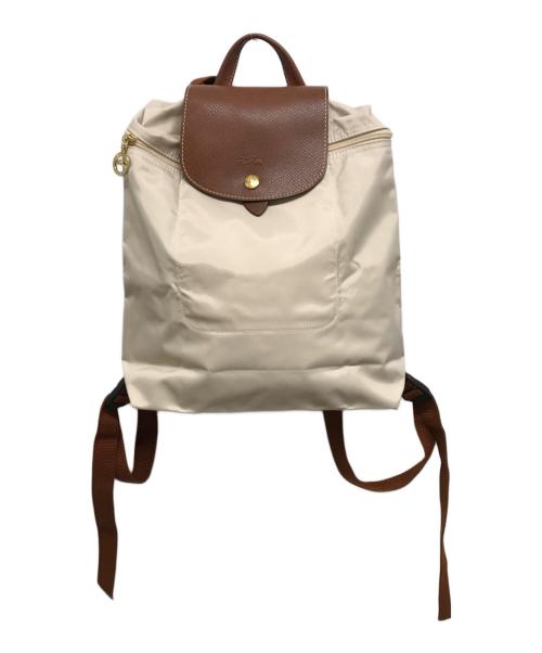 LONGCHAMP（ロンシャン）LONGCHAMP (ロンシャン) リュック ベージュの古着・服飾アイテム