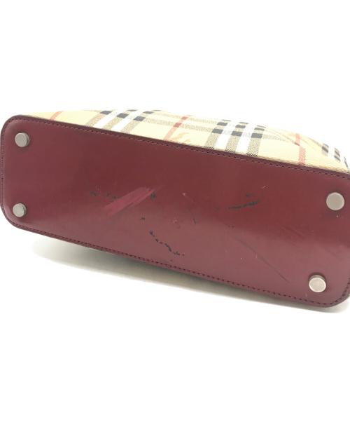 BURBERRY LONDON（バーバリーロンドン）BURBERRY LONDON (バーバリーロンドン) ハンドバッグ ブラウンの古着・服飾アイテム