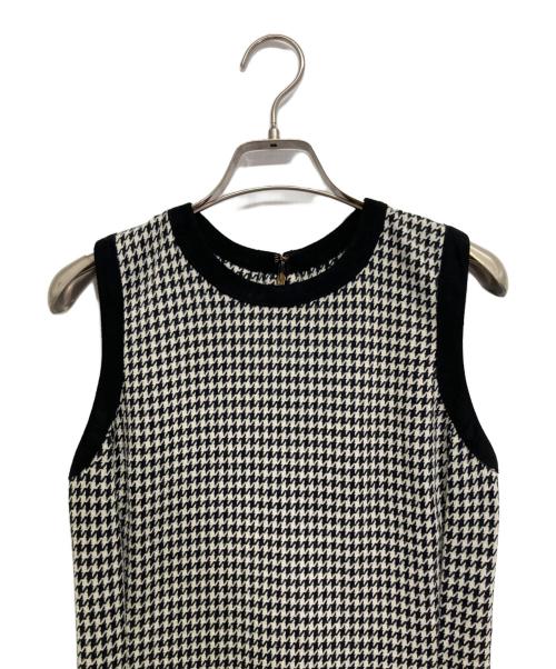 LAUREN RALPH LAUREN（ローレンラルフローレン）LAUREN RALPH LAUREN (ローレンラルフローレン) ノースリーブワンピース ホワイト サイズ:XSの古着・服飾アイテム