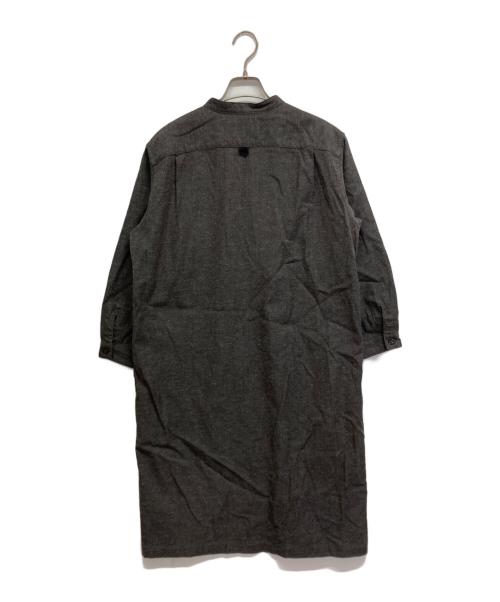 MHL（エムエイチエル）MHL (エムエイチエル) ウールコットンシャツワンピース ベージュ サイズ:Sの古着・服飾アイテム